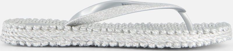 Ilse Jacobsen - Cheer - Dames Teenslippers - Zilver - 100% Air Rubber