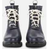 Regenlaarzen - Zwart - Kunststof - Profielzolen, Snoersluiting