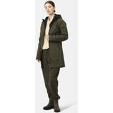 Ilse Jacobsen Softshell regenjas lang RAIN37L - 410 Army