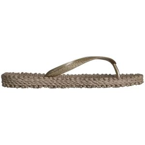 Ilse Jacobsen Dames Teenslippers Cheer Goud