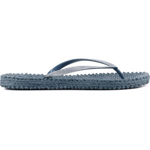 Ilse Jacobsen Slippers met glitter CHEERFU - 677 Lichen Blue