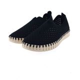 Ilse Jacobsen - Tulip - Instapschoenen - Zwart - Gerecycled Microvezel