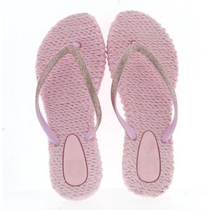 Ilse Jacobsen - Cheerful Teenslippers - Lichtroze - Goud - Rubber - Synthetisch
