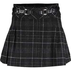 Frankie & Liberty Meisjes rok - Puck - Check Black/Off White