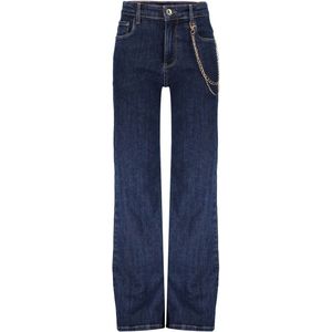 Frankie & Liberty Meisjes broek - Attitude Wide Leg - Dark Denim