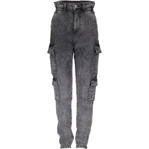 Frankie & Liberty Meisjes broek - Bird Cargo - Dark Grey Denim