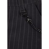 Frankie & Liberty Meisjes broek/rok - Paris - Stripes Dark Grey/ Off White