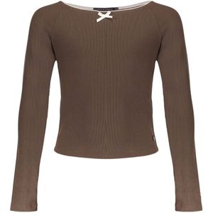 Frankie & Liberty - Longsleeve - Bruin - Katoen