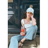 Frankie&Liberty Top - Zacht Polyester en Katoen - Speelse Hals - Kapmouwtjes