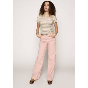 Rozy - Tee - Zwart - Katoen - Stripes Black White