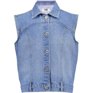 Frankie & Liberty - Bodywarmer - Jeans Blauw - Rimona