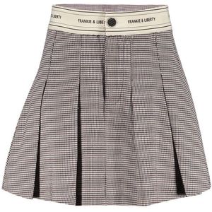 Frankie&Liberty - A-lijn Rok - Ecru - Ruitprint