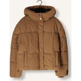Frankie&Liberty - Gewatteerde Jas - Bruin - Voor Meisjes - Met Capuchon