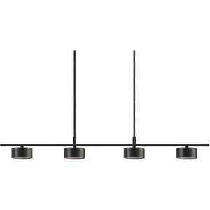 Nordlux Clyde Hanglamp - 4-lichts LED Stepdim - 2700K - Zwart