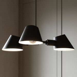 DFTP by Nordlux Hanglamp Stay, 3-lamps, zwart