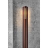 Nordlux Buitenlamp Aludra paal H 95 cm bruin metallic