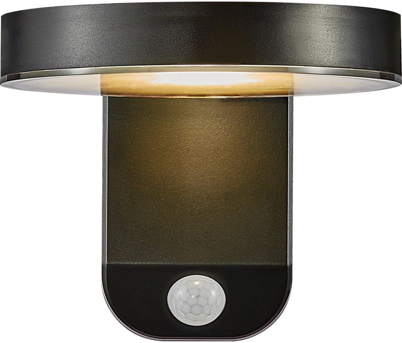 Nordlux LED solar-wandlamp Rica Round, rond