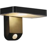 Nordlux Rica vierkant-wandlamp-solar-LED module-zwart