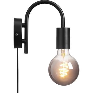 Nordlux Wandlamp E27 | Paco | Zwart