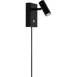Nordlux Omari-wandlamp-dimbaar-LED module-zwart