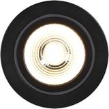 Nordlux LED Spot Alec Zwart 6.1W 480lm 36D - 830 Warm Wit | Zaagmaat 80mm - IP20 - 3-staps Dimbaar.