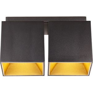 Nordlux Plafondspot GU10 | Ethan 2-Spot | IP20 | Zwart