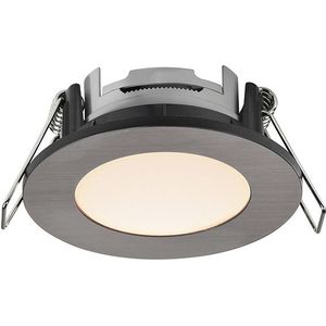 Nordlux LED inbouwspot | Ø 8.5 cm | Leonis | 2700K | 345 lumen | IP65 | 4.5W | Nikkel