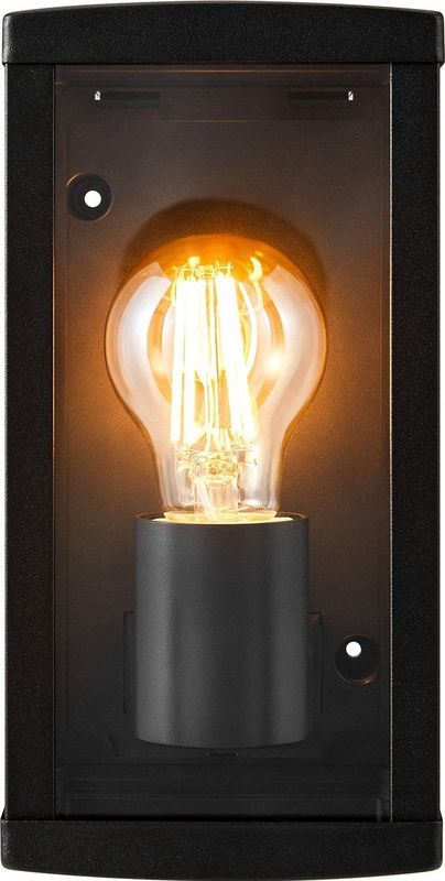 Nordlux wandlamp buiten E27 | Luchy | IP44 | Zwart