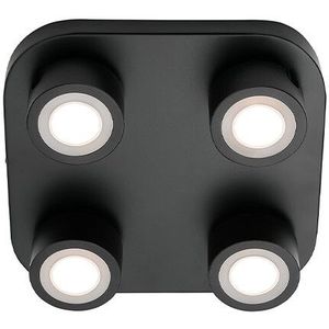 Nordlux Clyde-plafondlamp-4 Spot-Moodmaker™ 3 step dimmable-LED module-zwart