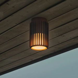 Enzo Plafondlamp | Aludra E27 bruin IP54 - 4803002