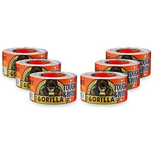 Gorilla 3044301 Tape Tough & Wide 27m 6 Pack Duct, Zwart
