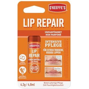 O'Keeffe's Lip Repair Unparfumeerde lippenbalsem 4,2 g