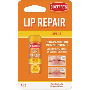 O'Keeffe's - Lip Repair - Lippenbalsem - Waterproof - SPF 15 - 4,2 gr