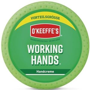 O'Keeffe's Working Hands, 193 g potje – handcrème voor extreem droge, gebarsten handen | verhoogt direct het vochtgehalte, vormt een beschermlaag en voorkomt vochtverlies