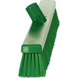 Vikan grof/fijne reinigingsborstel sweep vloer bezem hoofd, polyester ingeregen, polypropyleen blok, 3199, groen, 1