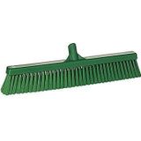 Vikan grof/fijne reinigingsborstel sweep vloer bezem hoofd, polyester ingeregen, polypropyleen blok, 3199, groen, 1