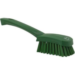 Vikan Hygiene 4192-2 wasborstel, korte handgrepen, groen, stift, 270 mm/10