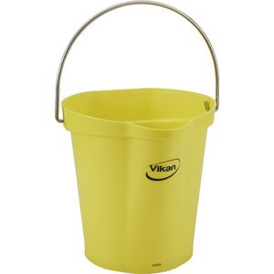 Vikan Emmer, voedselveilig, inhoud 6 l, VE = 5 stuks, geel