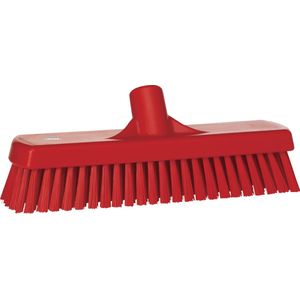 Vikan Schrobber 70604 - 30cm - Hard - Rood - Geschikt voor alle harde vloeren
