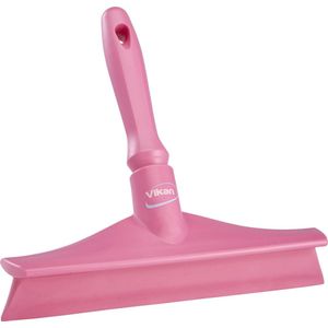 Vikan Ultra Hygiëne Handtrekker 71251 - 25 cm - Roze - Geschikt voor Sanitair en andere Vlakke oppervlakken