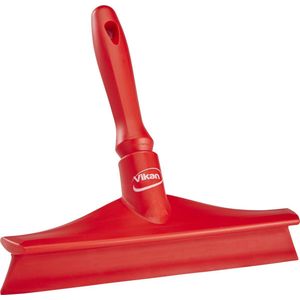 Vikan Ultra Hygiëne Handtrekker 71254 - 25 cm - Rood - Geschikt voor Sanitair en andere Vlakke oppervlakken