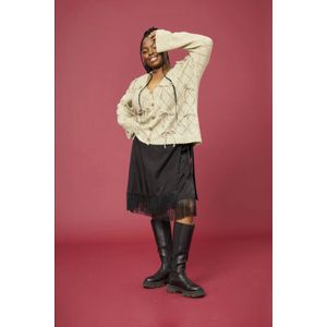 Anyday - Elicia - Gebreid Vest - Mintgroen