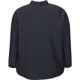ZHENZI - Trui Sama - Streep Sweater - Met Rits