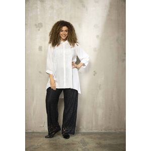 Zhenzi - Blouse - Wit - 100% Viscose