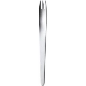 Georg Jensen - Arne Jacobsen - Dinervork - Zilver - Roestvrij Staal - Matte Afwerking