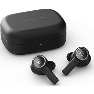 Bang & Olufsen Beocom EX UC Draadloze Bluetooth-hoofdtelefoon met ruisonderdrukking, voor het werken met 6 microfoons, tot 28 uur speeltijd + USB-C-kabel, oplaadetui, dongle – zwart antraciet