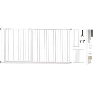 BabyDan Perfect Close Traphekje zonder boren | 185 - 193 cm | Wit | Wit | Klembevestiging