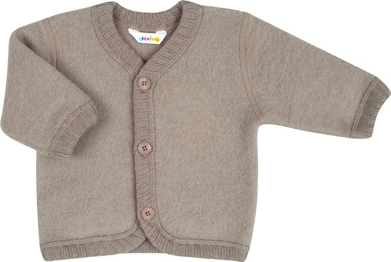 Joha Cardigan - Wol - Lichtbruin - Joha - 50 - Cardigan