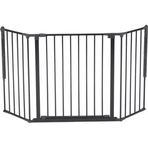 YARDIN Deurhekje traphekje zonder boren, 105-115 cm, hondenhek, deurrooster voor honden, kinderdeur- en traphekken, autosluiting, met één hand openen, 90 graden stop, zwart YARDIN Deurhekje traphekje zonder boren, 105-115 cm, hondenhek, deurrooster voor honden, kinderdeur- en traphekken, autosluiting, met één hand openen, 90 graden stop, zwart
