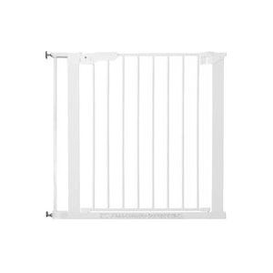 BabyDan Eerste drukbarrière voor deur/trap, wit, 79,6 - 86,5 cm